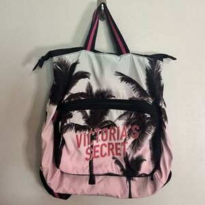 Victorias Secret Backpack Bag Tote Beach‎ Palm Trees Tease Dreamer